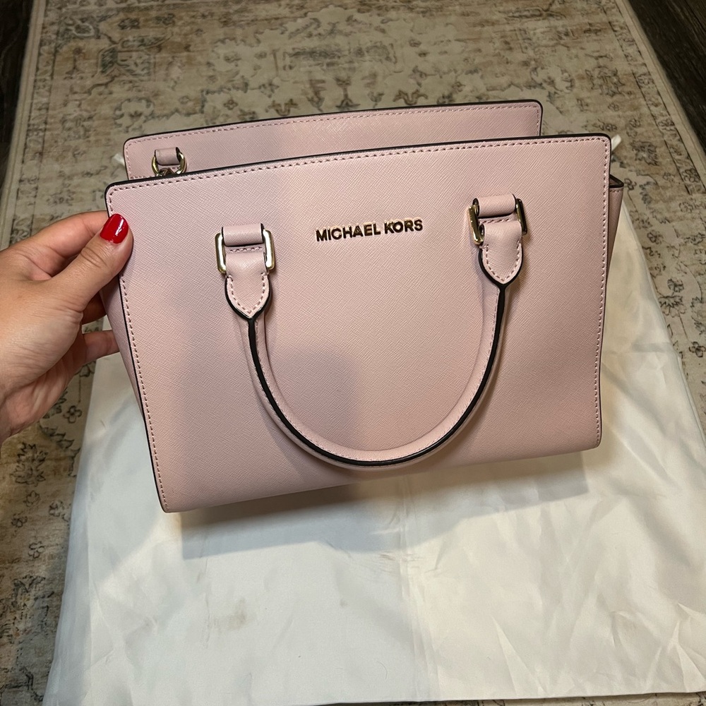 Michael Kors Light Pink Satchel Bag